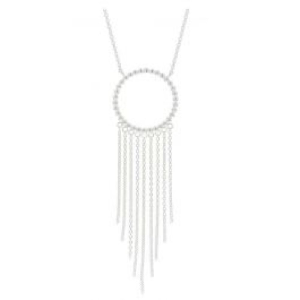 NIB Montana Silversmiths Halo Fringe Necklace